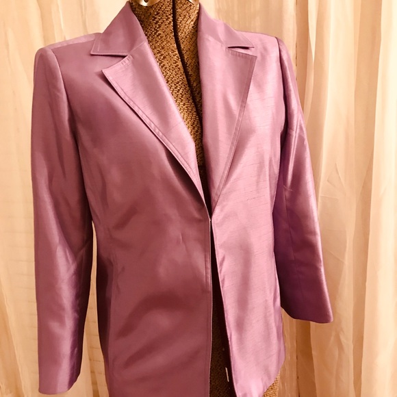 Lightweight Purple Button Back Blazer Jacket NWTsm - Picture 1 of 6